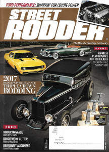 STREET RODDER 2018 APR - BRAKES '57 FORDS,GLITTER,DRIVESHAFT ANGLE, COYOTE PWR